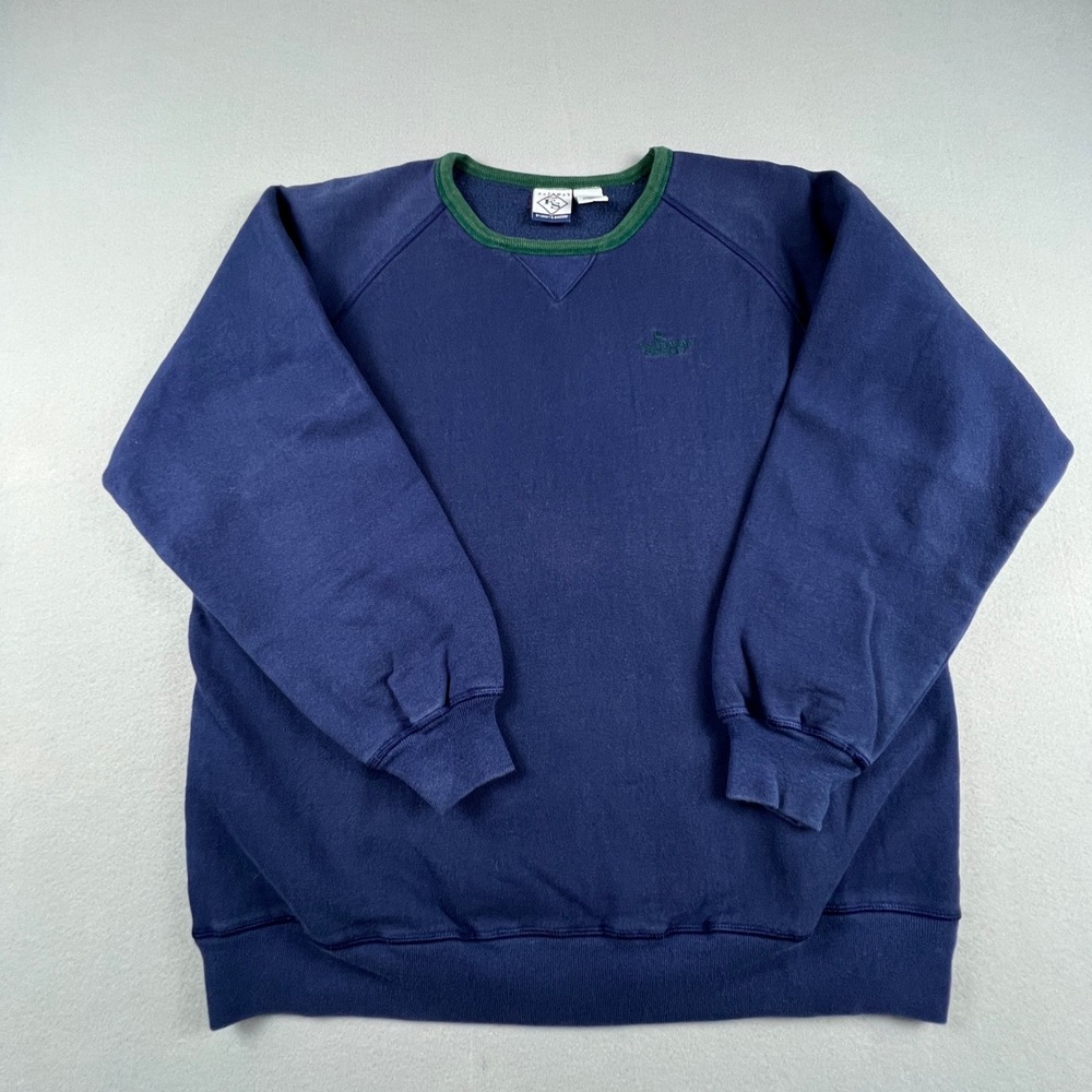 VTG Fairway Sport Sweatshirt Large Ringer Crew Neck‎ Golf Pullover Streetwear